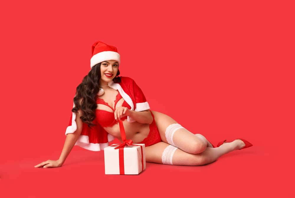 Sexy Weihnachtskostüm Damen (de.depositphotos.com)